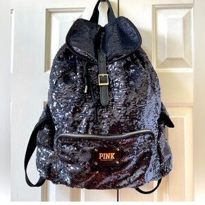 EUC Pink backpack sequin